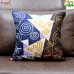 Geometry of Spirals and Triangles  - All Over Embroidered Cushion Covers - Throw Pillow Cover
