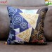 Geometry of Spirals and Triangles  - All Over Embroidered Cushion Covers - Throw Pillow Cover