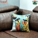 Cats - All Over Embroidery Handmade Cushion Cover & Throw Pillow 