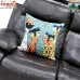 Cats - All Over Embroidery Handmade Cushion Cover & Throw Pillow 