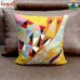 Mustard Patch Abstract Modern Handmade Cushion Cover