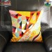 Mustard Patch Abstract Modern Handmade Cushion Cover