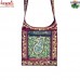 Large shoulder Bag with Wide Strap - Genuine Suede Leather