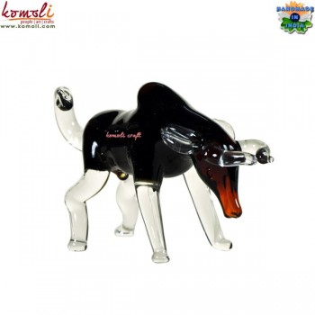 Innocent Bull - Desk Home Decoration Glass Animal Figurine Sculpture