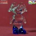 Blue Bunny Rabbit - Handmade Glass Decor