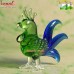 Popinjay Cockatoo - Glass Animal Figurine Statue for Home Decoration Crafting