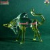 Tempestuous - Rousing Bull - Handmade Glass Sculpture Flame Working