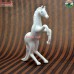 Precision By Hands - Small White Wild Horse - Home Decoration Boro Glass Handmade Artwork