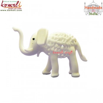 White Elephant Made of Glass Net - Custom Designing Available
