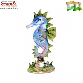 Flameworking Sea Horse - Glass Handmade Desk Decoration Figurines