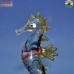 Burner Working Large Sea Horse on Stand - Handmade Glass Art