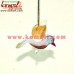 Cute Little Hanging Blown Working Glass Bird Christmas Ornament