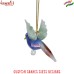 Custom Glass Bird Figurine Ornaments, Burner Working miniature glass animals