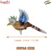 Colorful Glass Bird Ornaments for Crafts, Custom Glass Figurines