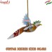 Colorful Glass Bird Ornaments for Crafts, Custom Glass Figurines