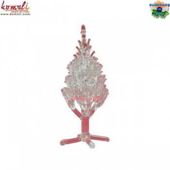 Boro Glass Handmade Transparent Christmas Tree - Flameworking Glass Artifact