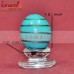 Blue with Golden Lines Amazing Handmade Glass Decorative Easter Egg