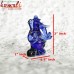 Blue Ganesha - Borosilicate Glass Burnerwork