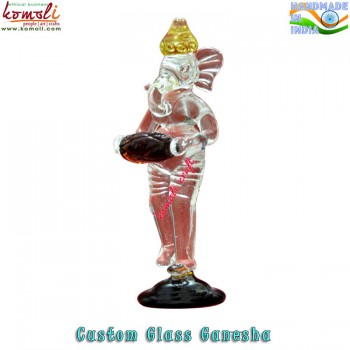 Dholakia Ganesha - Glass Car Dash Board Idol