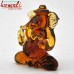 Amber Color Glass Ganesha Idols For Car Wedding Favors Giveaways Return Gifts