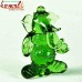 Emerald Ganesha - Borosilicate Glass Statue Flameworking - Wedding Gifts