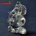 Lucid Ganesha (Small) Clear Glass Burner Working Statue