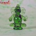 Jade Crystal Green Ganesha Murti - Borosilicate Glass Flameworking Wedding Favors