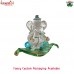 Leaf Ganesha Green Glass Ganesh Murti Idol for Wedding Gifts Favors Return Gifts Custom Packing