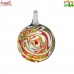 Multi-Color Whirlpool Pendant - Glass Jewelry