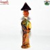 Japanese Monk - Handmade Glass Decorative Figurine