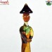 Japanese Monk - Handmade Glass Decorative Figurine