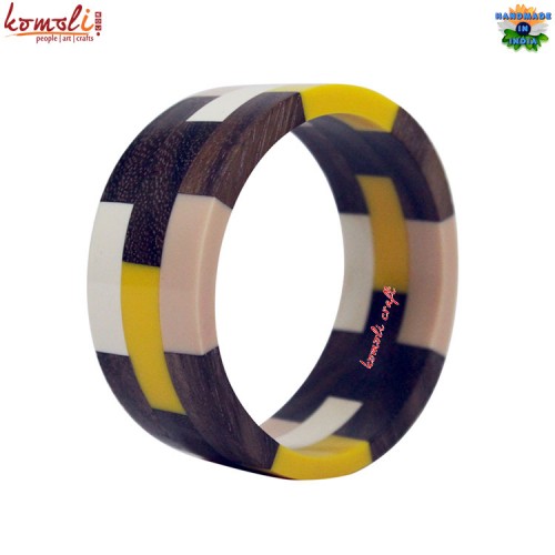 Carved Wood Resin Bracelet Brown - $8 (60% Off Retail) - From sydney