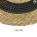 Round Dinner Placemats Straw Grass and Cotton Thread Spiral Design Natural Colors Dining Placemats