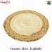 Environment Friendly Jute Placemats Coasters - Handmade Two Tone Dining Decor