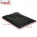 Crocodile Textured Genuine Leather Black Ipad Cover