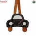 Car Shape Leather Key Chain Holder