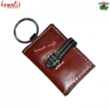 Photo Album - Leather Key Ring Chain Holder