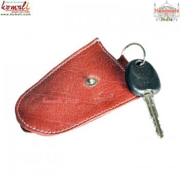 Hide and Seek - Genuine Leather Retro Key Ring Chain