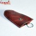 Hide and Seek - Genuine Leather Retro Key Ring Chain