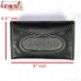 Tissue Holder for Car Sun Visor Genuine Leather (Black)