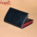 Red Black - Two Tone Genuine Leather Wallet