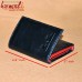 Red Black - Two Tone Genuine Leather Wallet