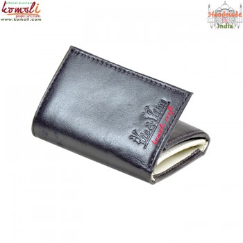 Cream Black - Two Tone Genuine Leather Wallet