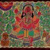 Artistic Ganesha Madhubani (Mithila) Folk Painting (Large)