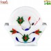 Fantastica !!!!  Italian Marble Plate Coaster Hand carved Inlay work