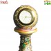 Bright and Striking Kundanwork - Marble Pillar Watch - Desk Decorative Quartz Watch