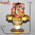 Colorful Marble Revolving Ganesha Diwali Wedding Gifts