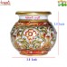 Decorative Marble Kalash - Hand Painted & Studded