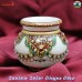 Decorative Marble Kalash Hand Painted Kundan Work Lota / Container