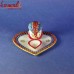 Marble Ganesha Puja Thali with Deepak - Hand Painted and Kundanwork Indian Gifts